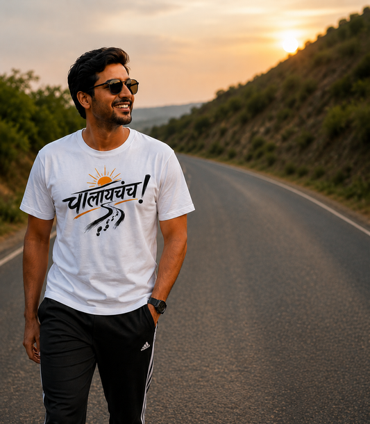 चालायचंच! ~ Unisex Classic Crew Tee