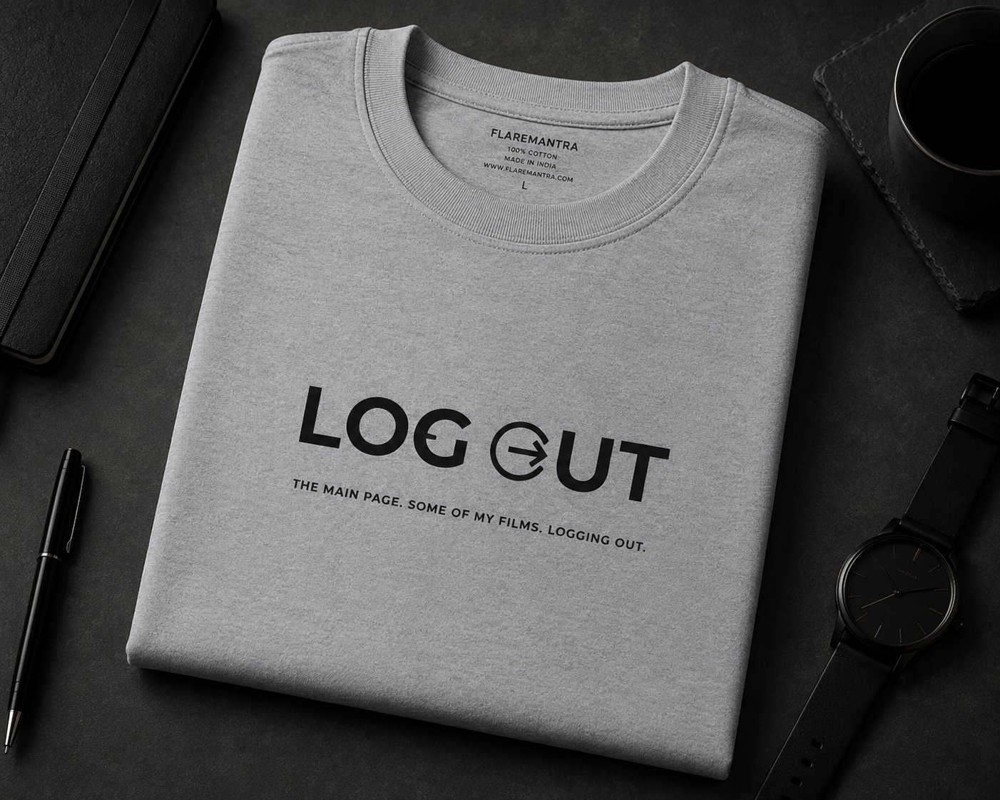 Logout ~ Unisex Basic Tee