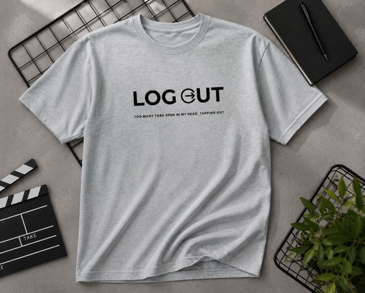 Logout ~ Unisex Basic Tee