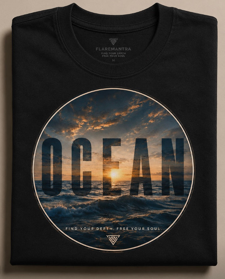OCEAN — Find Your Depth ~ Unisex Classic Crew T-Shirt