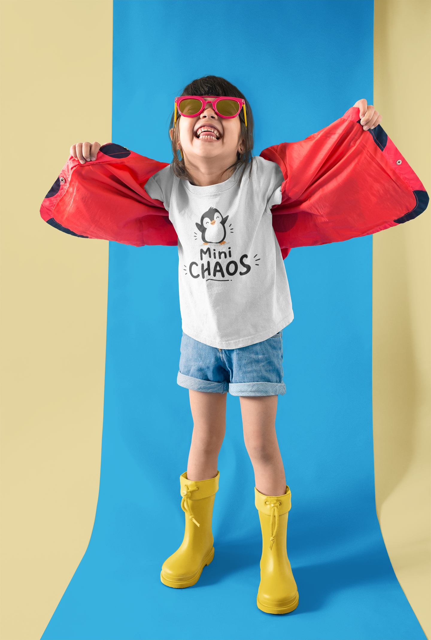 Mini Chaos Girl's Crew Neck Tee